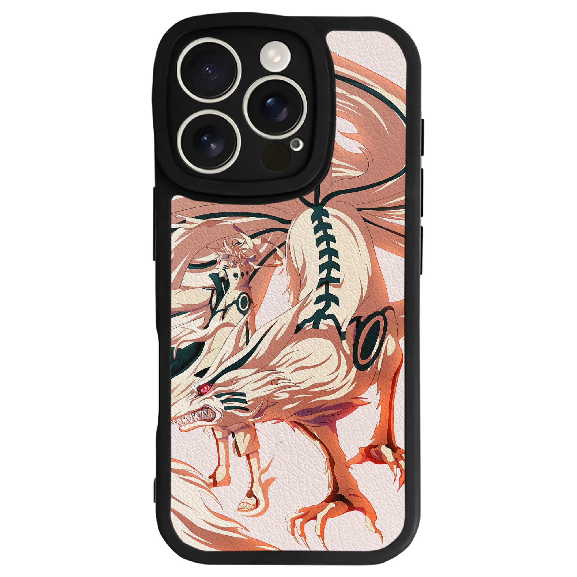 （画像用） NARUTO -ナルト- NARUTO -ナルト- 疾風伝 【iPhone 16シリーズ対応】シリコンスマホケース（レザー調） 材質：シリコン
